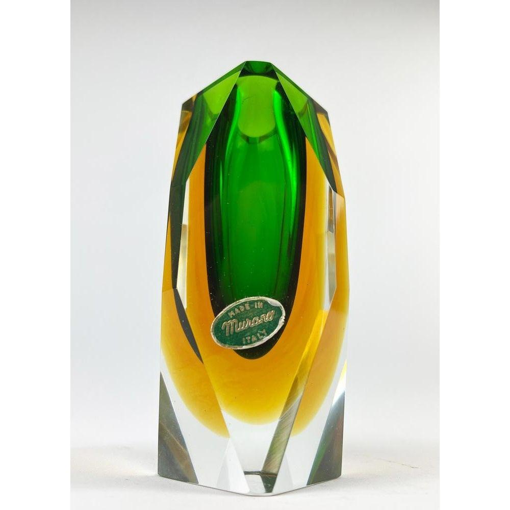 Vaso in vetro di Murano Sommerso italiano d'epoca degli anni '70 in vendita 2