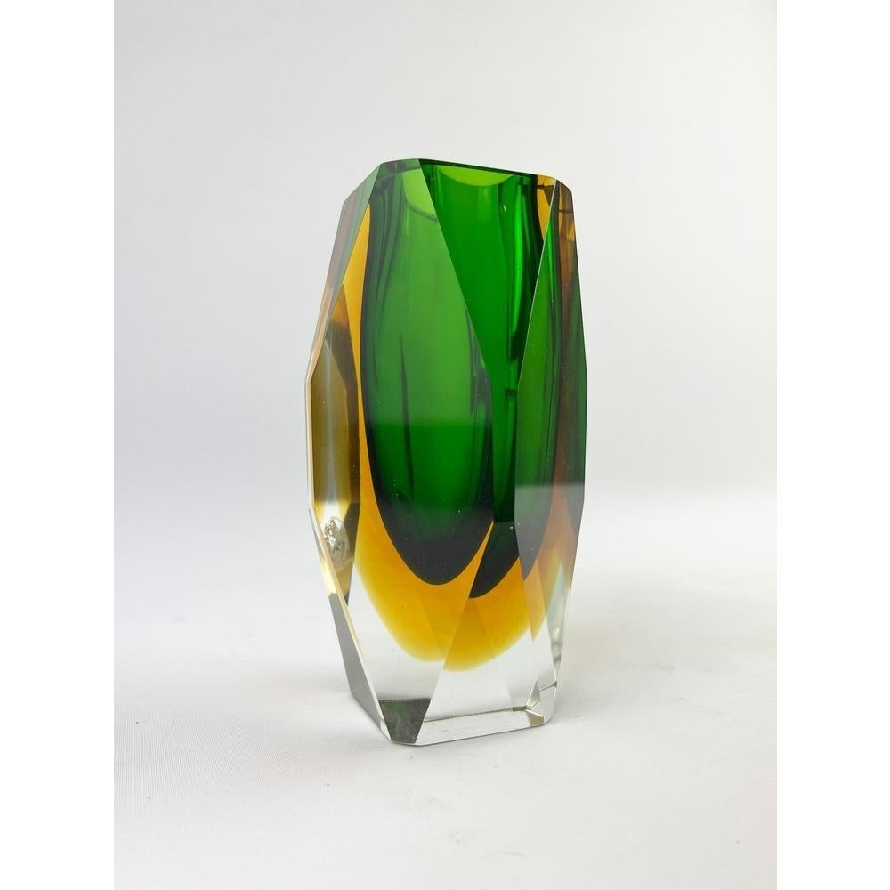 Vaso in vetro di Murano Sommerso italiano d'epoca degli anni '70 in vendita 3