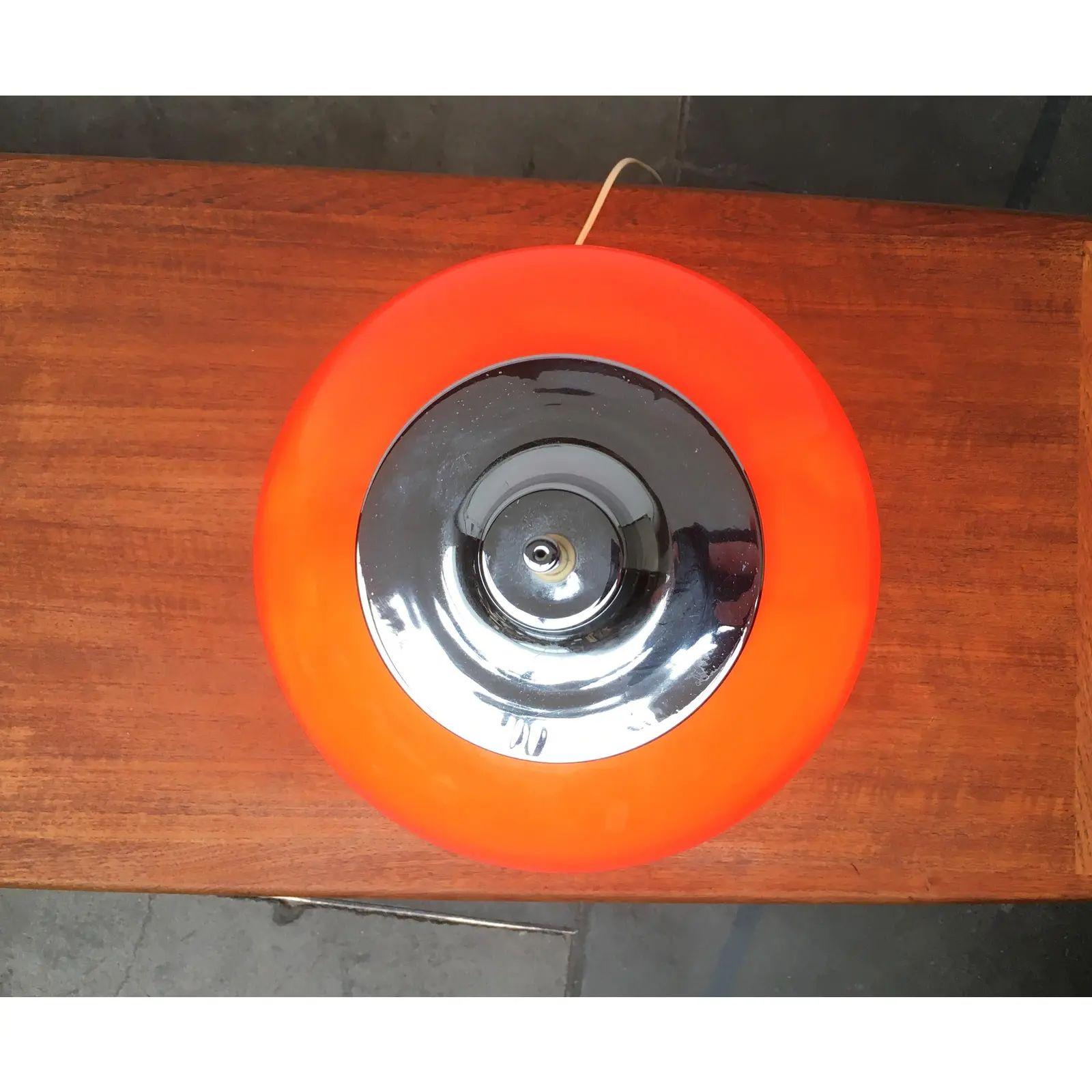 Vintage Italian Space Age Faro Table Lamp from Guzzini, 1970s For Sale 3