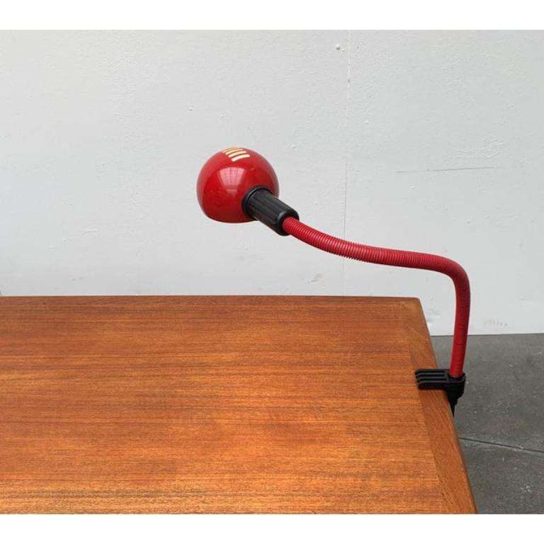 Lampe de table italienne Hebi de l'ère spatiale par Isao Hosoe pour Valenti Luce, 1970 en vente 5