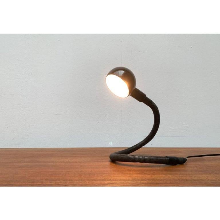 Vintage Italian Space Age Hebi Table Lamp by Isao Hosoe for Valenti Luce, 1970s 7