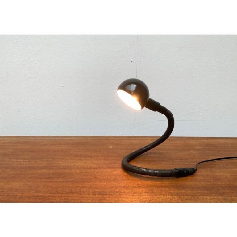 Vintage Italian Space Age Hebi Table Lamp by Isao Hosoe for Valenti Luce, 1970s 4