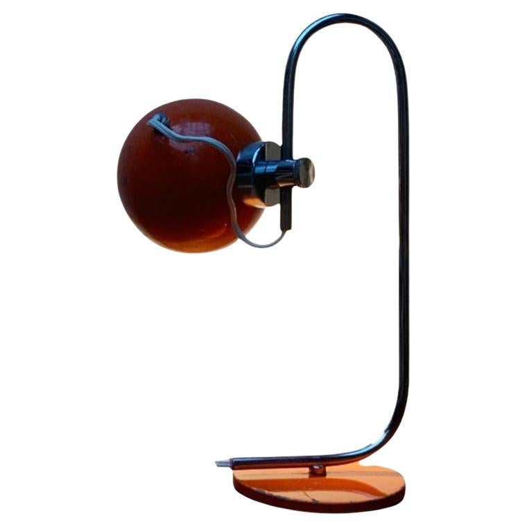 Italienische Magnetische Vintage-Tischlampe, Space Age, Vintage