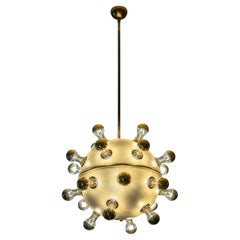 Vintage Italian Space Age Style Sputnik Chandelier