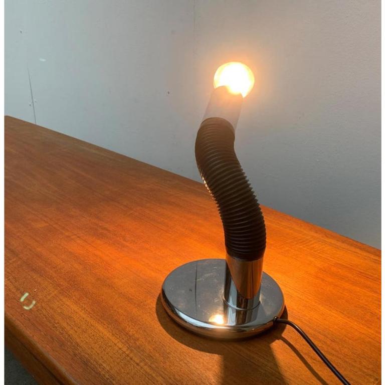20ième siècle Lampe de table italienne de l'ère spatiale par Bellini pour Targetti, 1970 en vente