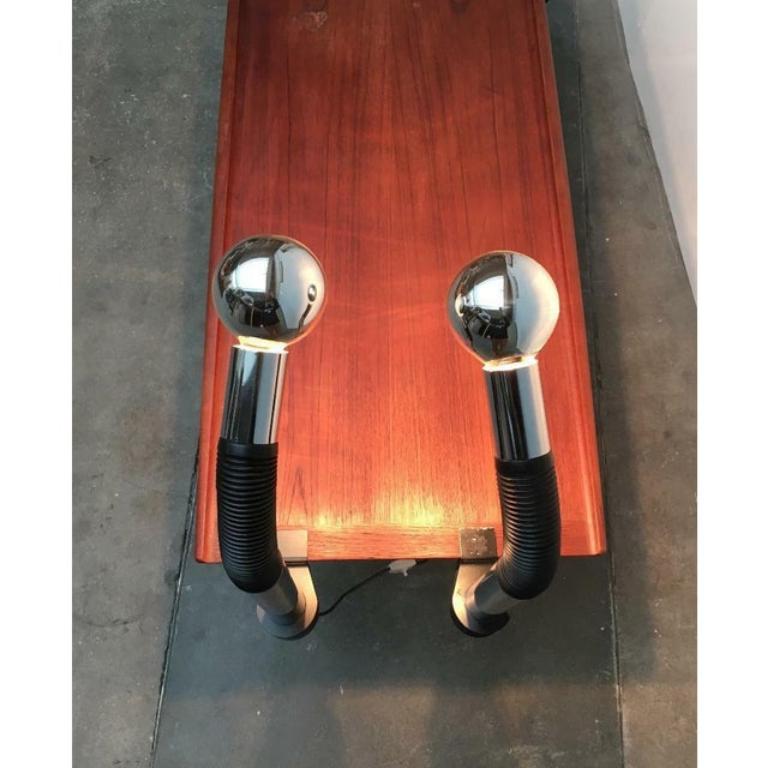 Lampe de table italienne de l'ère spatiale par Bellini pour Targetti, 1970 en vente 2