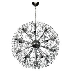 Oversized Vintage Italian Sputnik Chandelier by Gaetano Sciolari. Italy, 1960's.