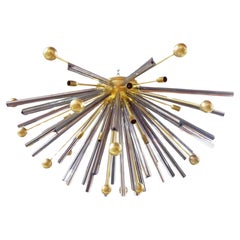 Vintage Italian Sputnik Chandelier/Flush-mount, c. 1980's