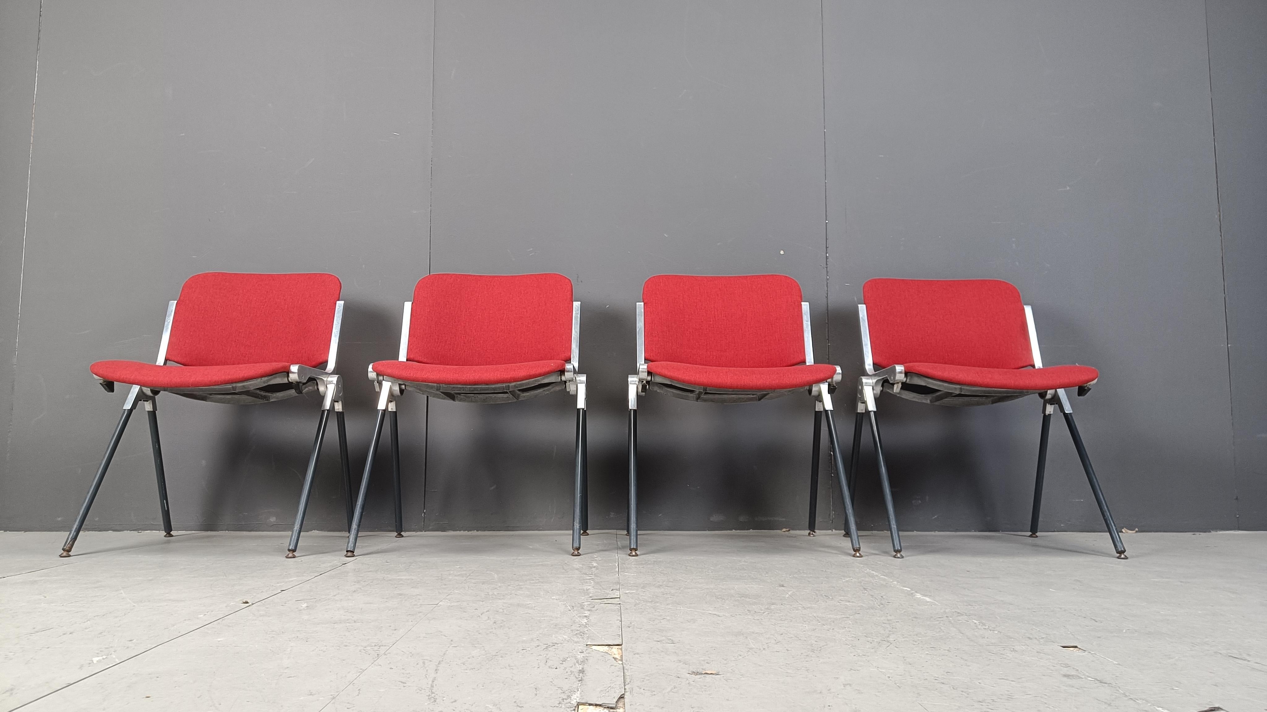 Late 20th Century Vintage italian stackable dining chairs, 1970s