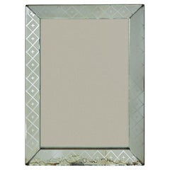 Vintage Italian Star Motif Wall Mirror
