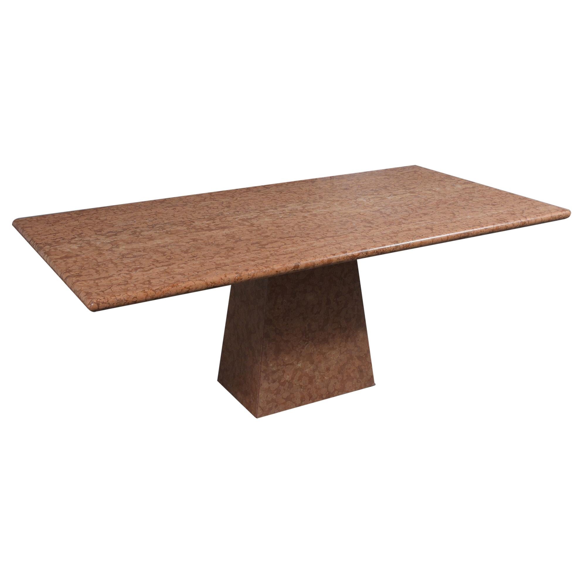 Vintage Italian Stone Dining Table at 1stDibs