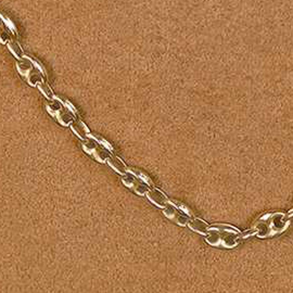 Vintage-Halskette im italienischen Stil, 14 Karat Gelbgold, um 1980 im Zustand „Hervorragend“ im Angebot in New York, NY
