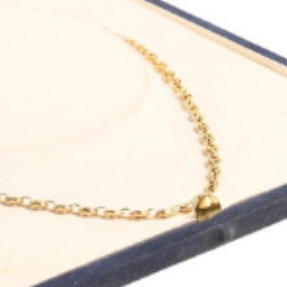 Collar vintage de estilo italiano, oro amarillo de 14 quilates, circa 1980 en Excelente estado para la venta en New York, NY