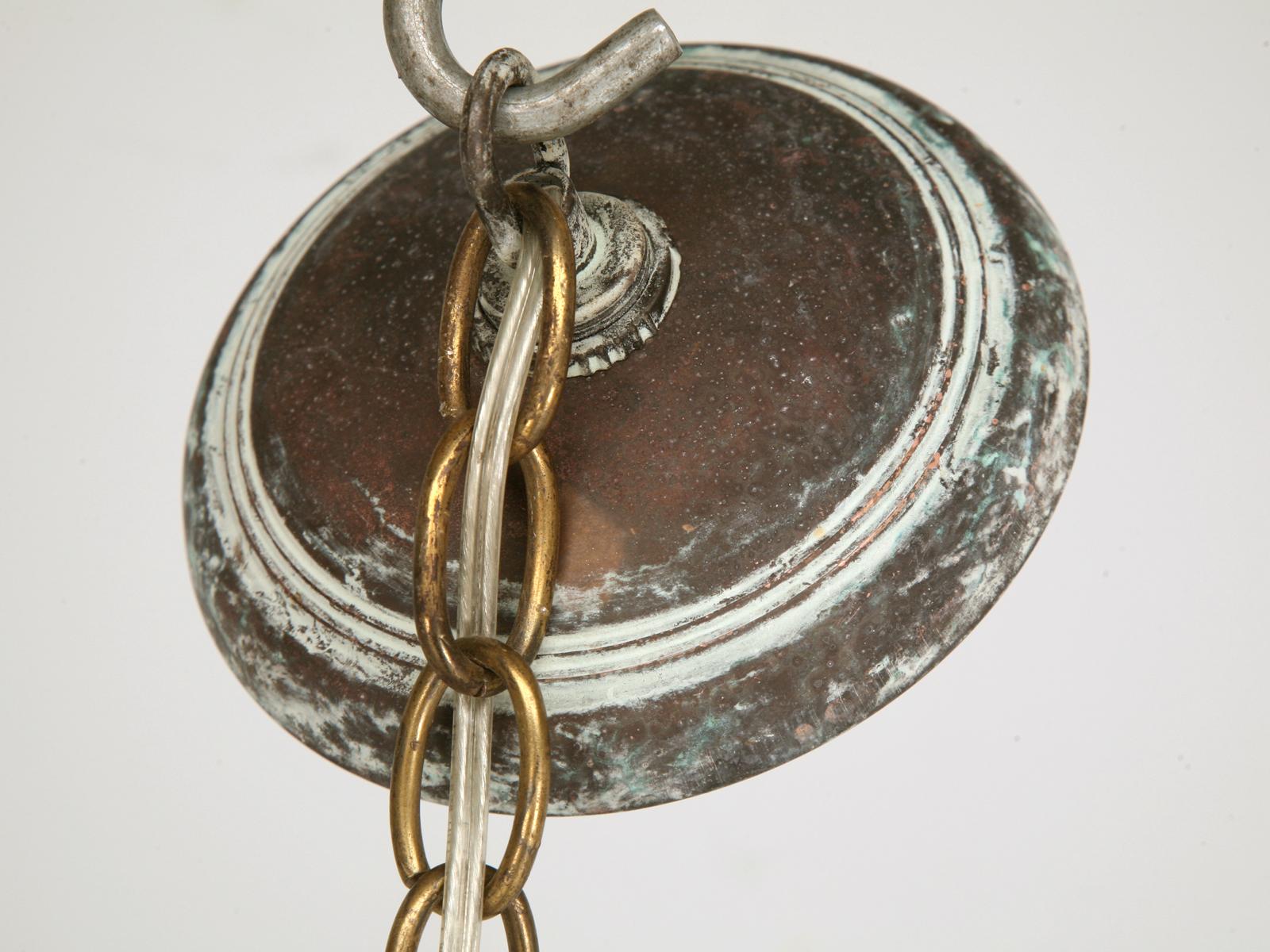 Vintage Italian Style Petite Beaded 6-lite Chandelier probably from the late 1900's, so not very old and unfortunately we do not know who the maker was, so we decided to price the Italian style Chandelier accordingly. The price includes the chain