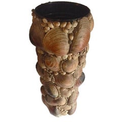 Vintage Italian Stylish Seashell Umbrella Stand