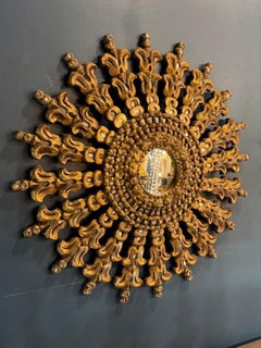 Vintage Italian Sunburst Mirror