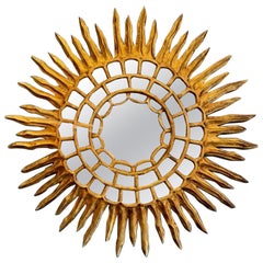 Vintage Italian Sunburst Mirror