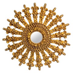 Vintage Italian Sunburst Mirror