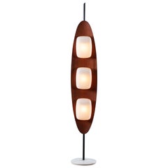 Retro Italian Surfboard Floor Lamp Goffredo Reggiani, circa 1970