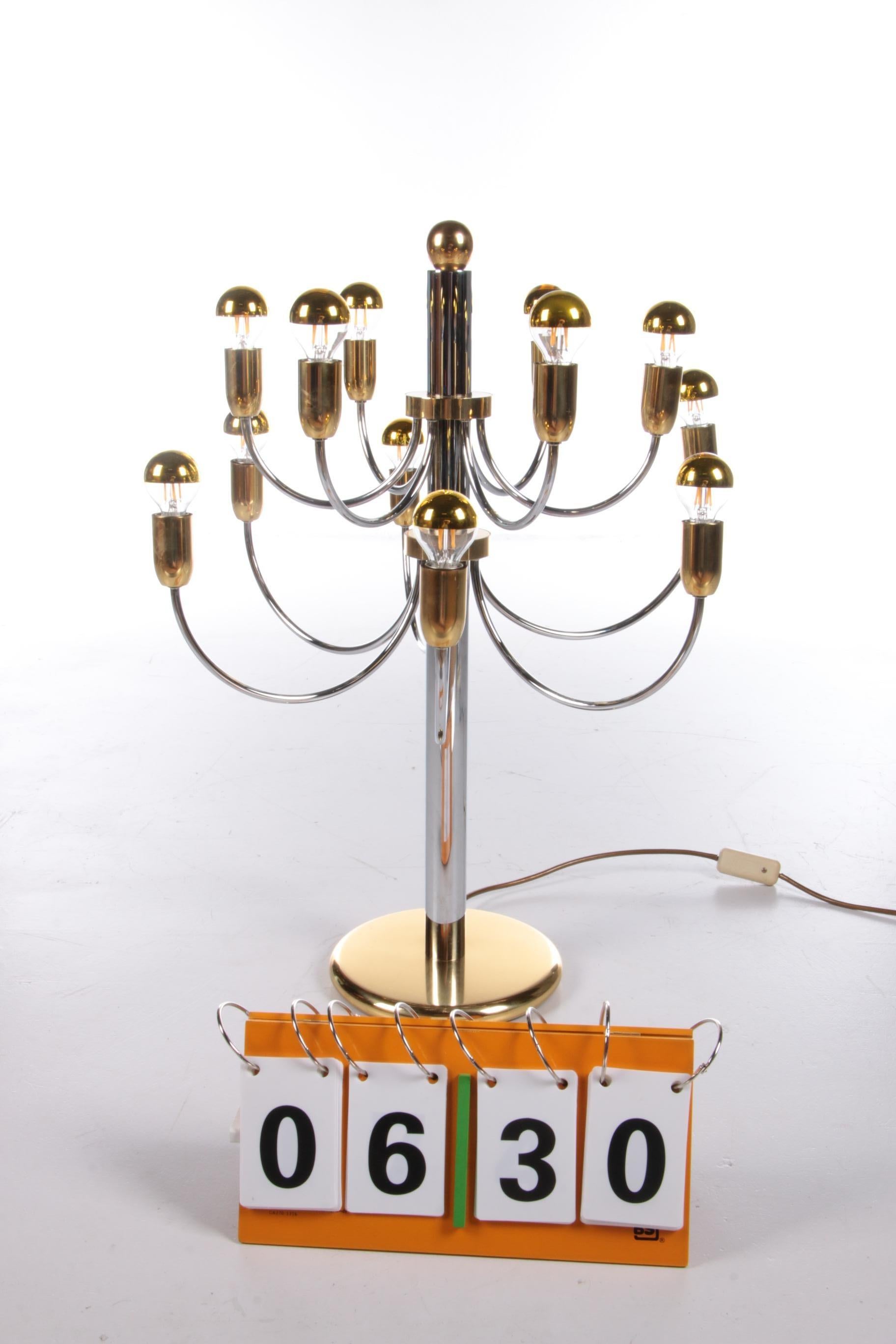 Vintage Italian Table Lamp Hollywood Regency, 1960 en venta 4