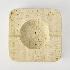 Vintage Italian Travertine Ashtray Fratelli Mannelli Enzo Mari