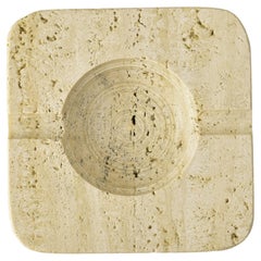 Vintage Italian Travertine Ashtray Fratelli Mannelli Enzo Mari