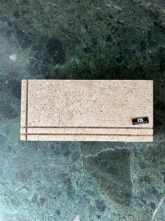 Vintage Italian Travertine Box by Cerri Nestore, 1970s