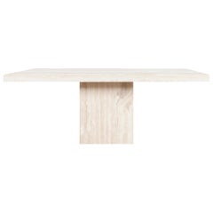 Vintage Italian Travertine Dining Table