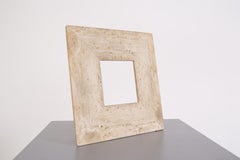 Vintage Italian Travertine Photo Holder by Enzo Mari