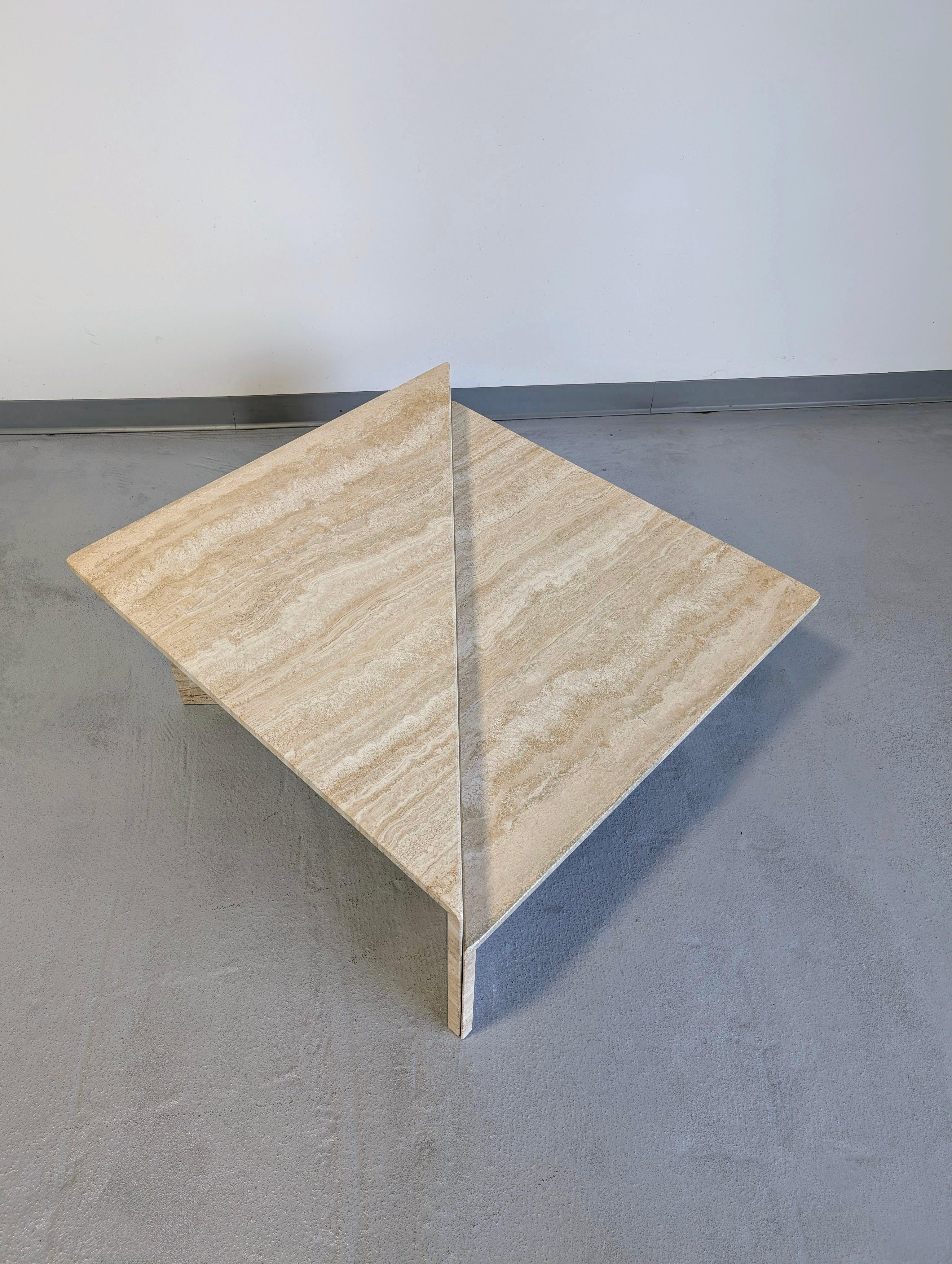 Other Vintage Italian Travertine Tiered Tables