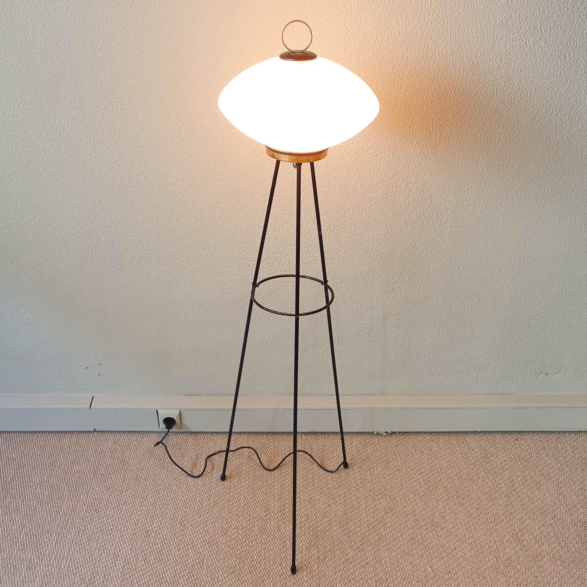 Vintage Italian Tripod Floor Lamp, 1950s 11