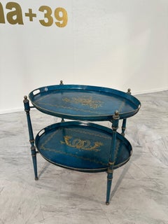 Vintage Italian Trolley With Two Removable Trays, 1950s