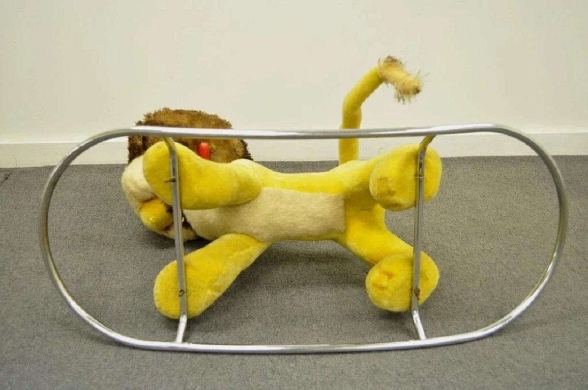 Vintage Trupa Trudi peluche leone a dondolo Child & Child in vendita 4