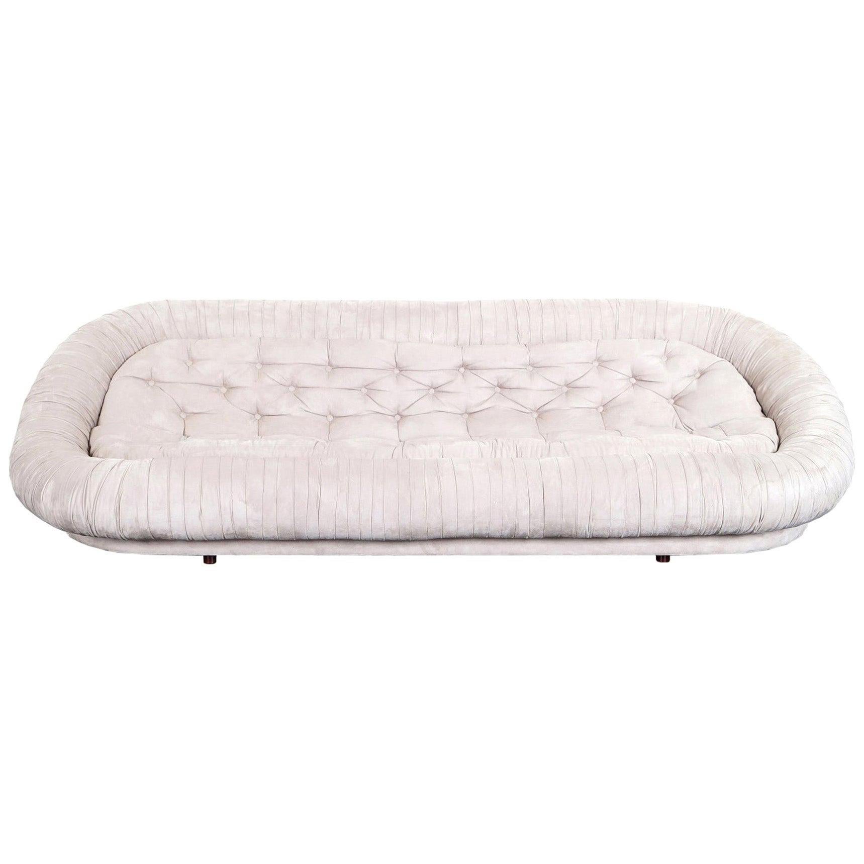 Vintage Italian Tufted "Cloud" Sofa