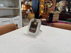 Vintage Italian Twisted Murano Glass Picture frame 1930s