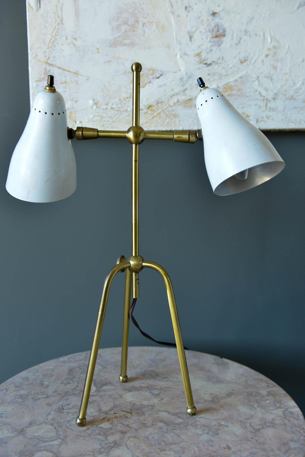two arm table lamp