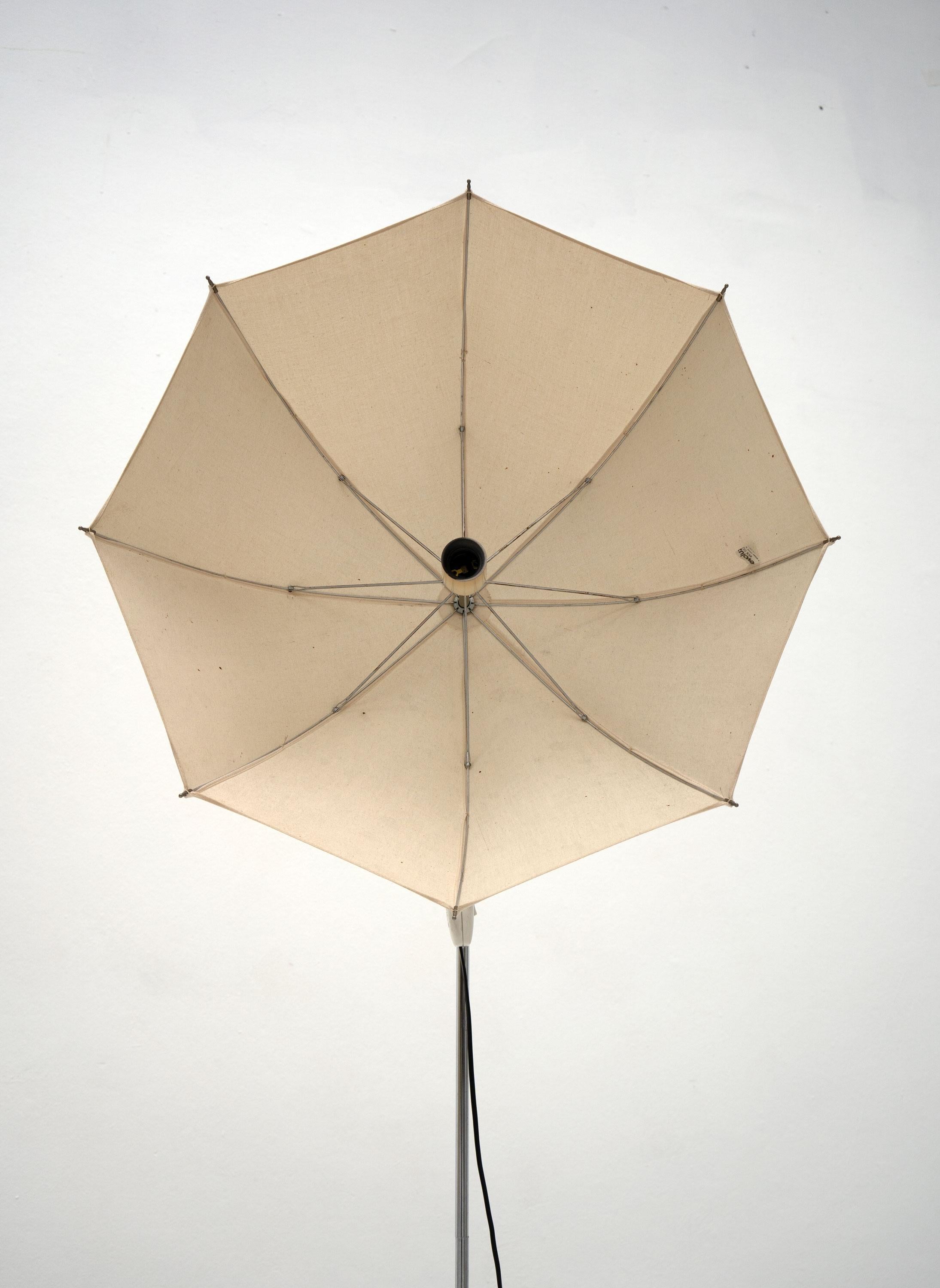 Mid-Century Modern Vintage Italian Umbrella Floor Lamp For Sale