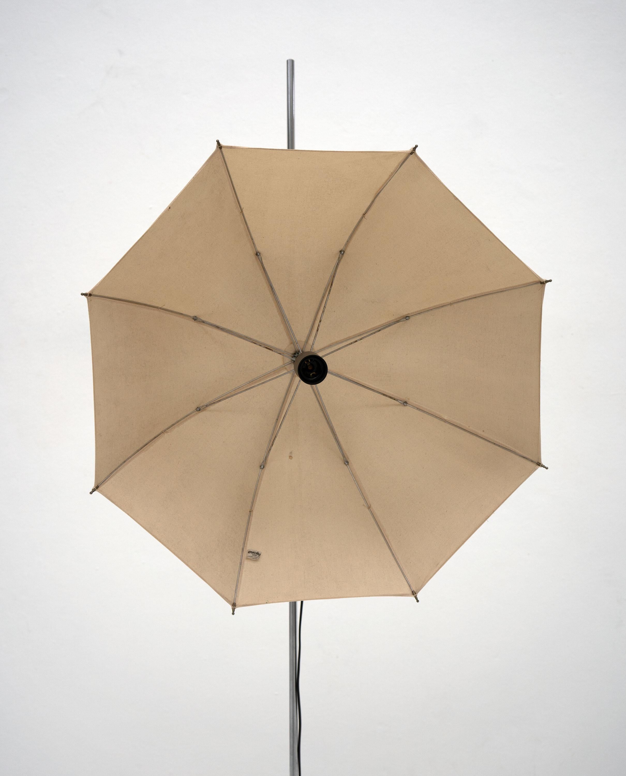 20th Century Vintage Italian Umbrella Floor Lamp For Sale