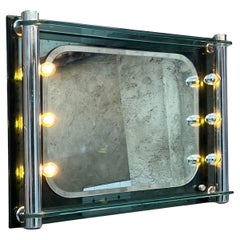 Vintage Italian Vanity Mirror with Lights, makeup art stylish fashion mirror