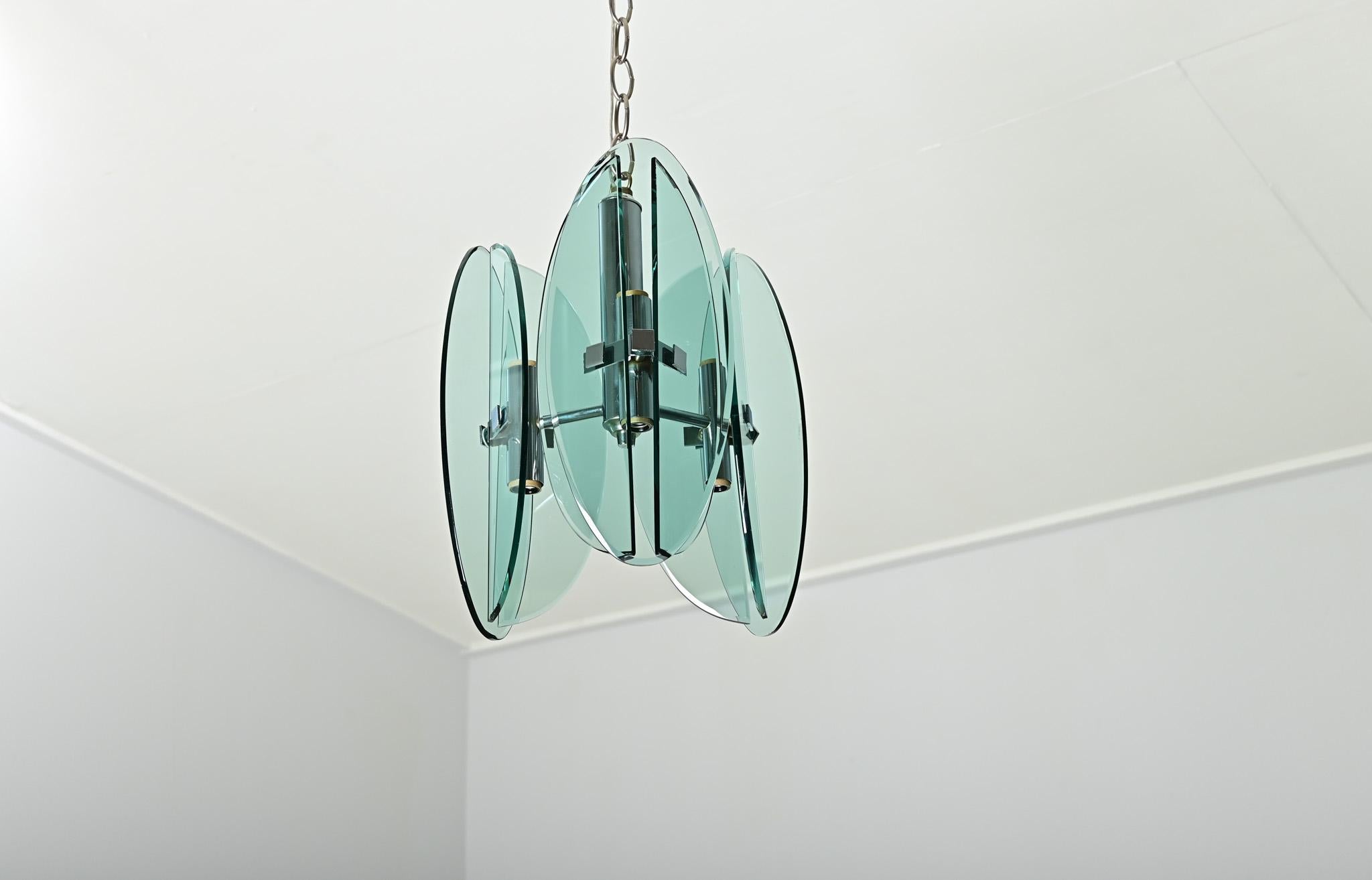 Altro Apparecchio a sospensione in vetro Vintage Italian Glass in vendita