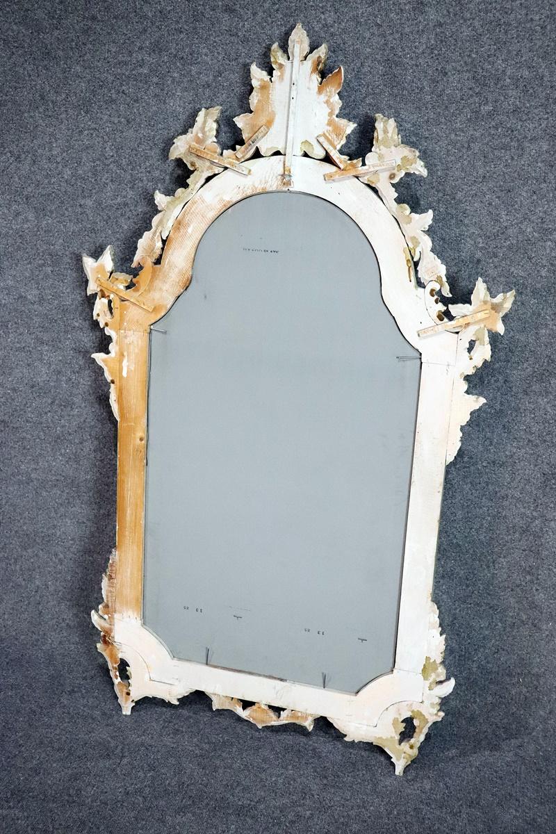 Vintage Italian Venetian Floral Mirror 5