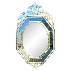 Vintage Italian Venetian Glass Mirror