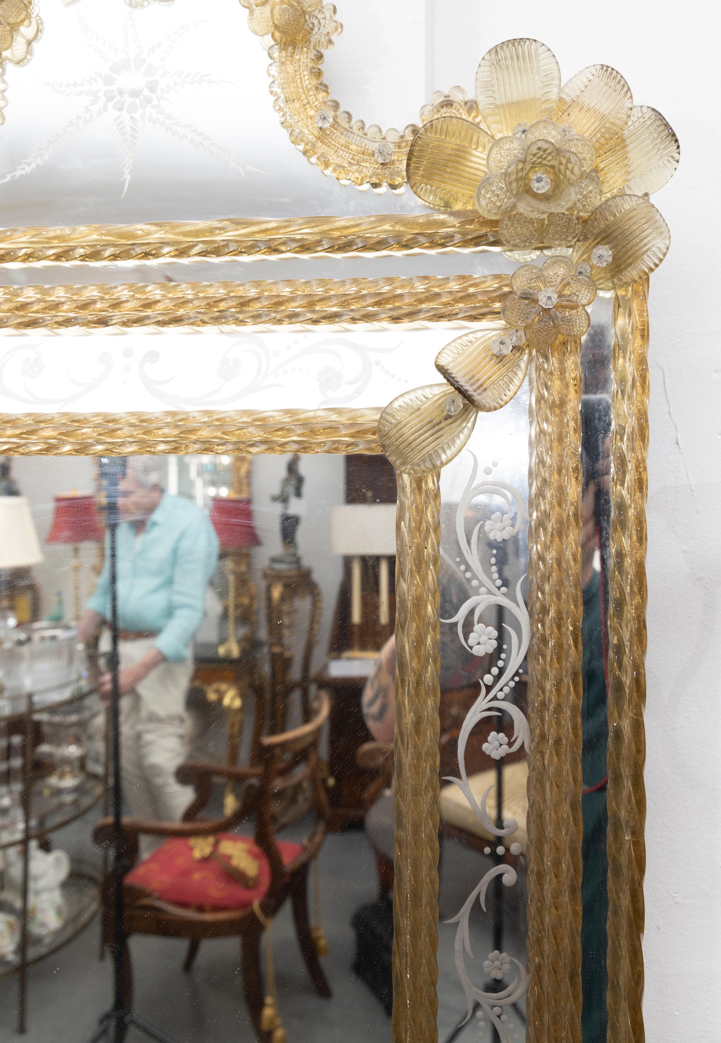 Autre Miroir vénitien italien vintage en vente