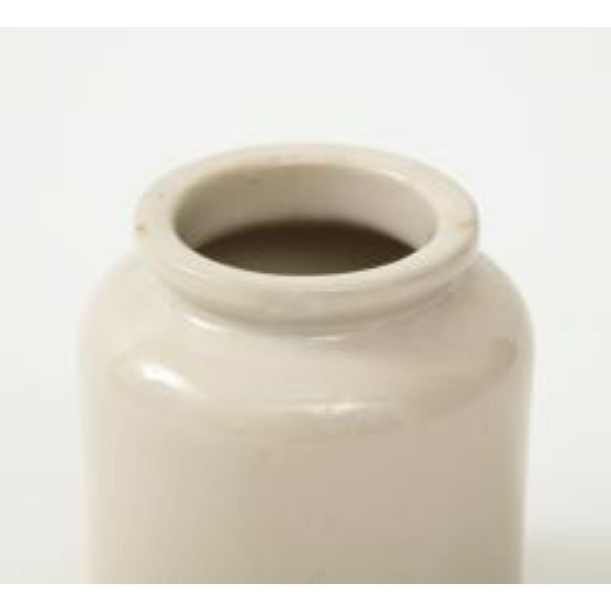 Französisch glasierte Keramik Senf JAR (Moderne) im Angebot