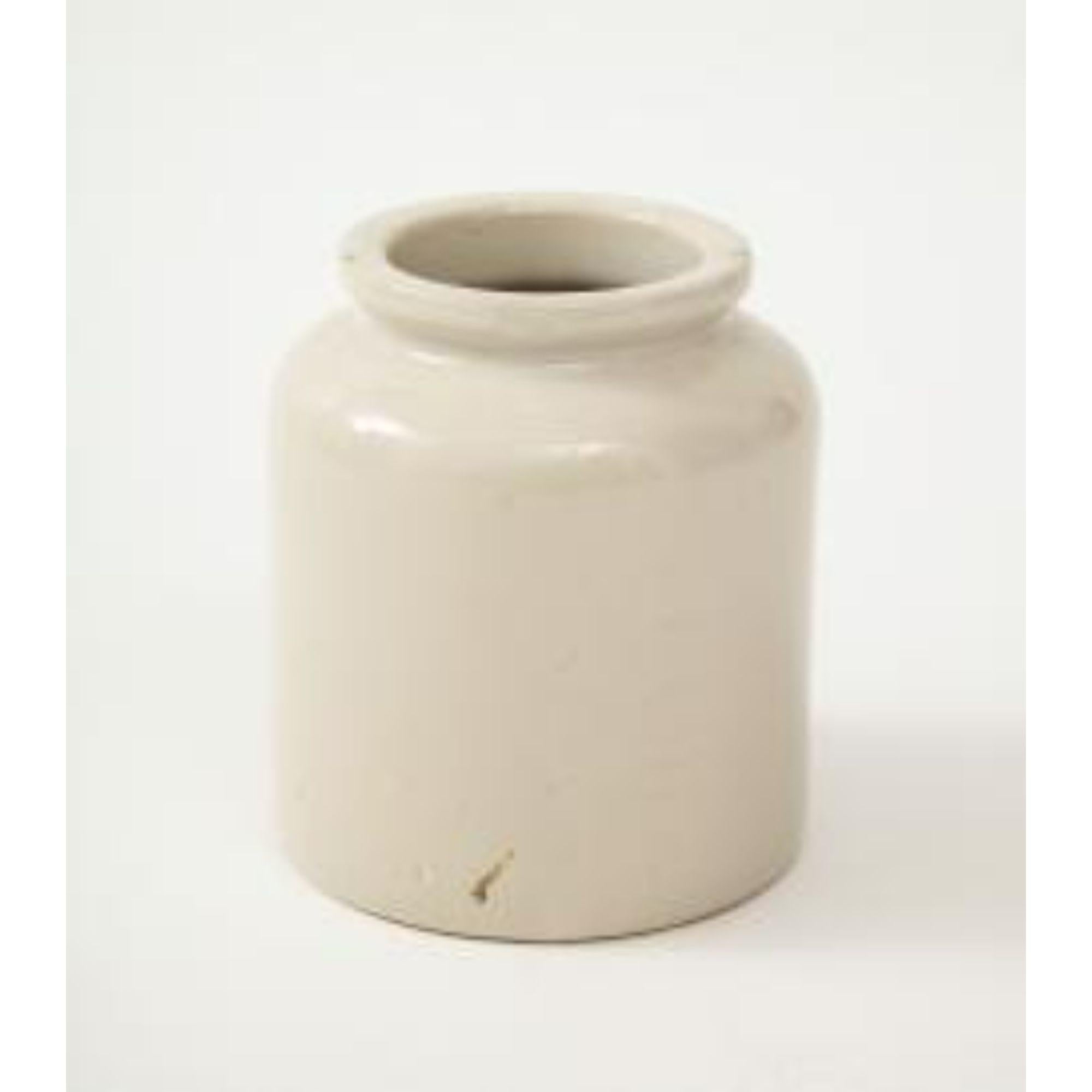 French Glazed Ceramic Mustard Jar For Sale 2