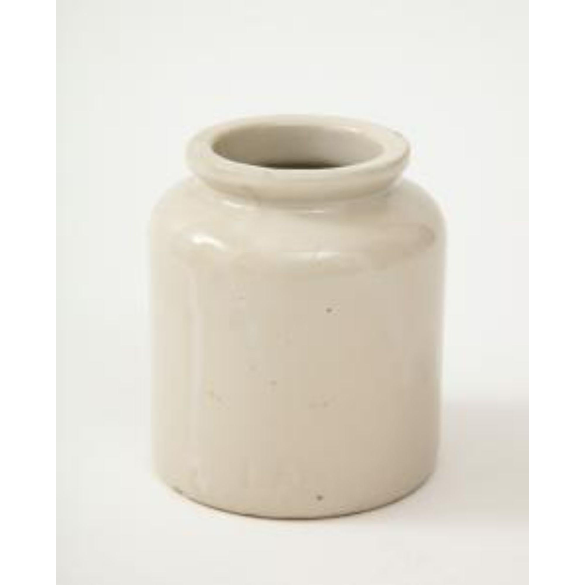 French Glazed Ceramic Mustard Jar For Sale 4