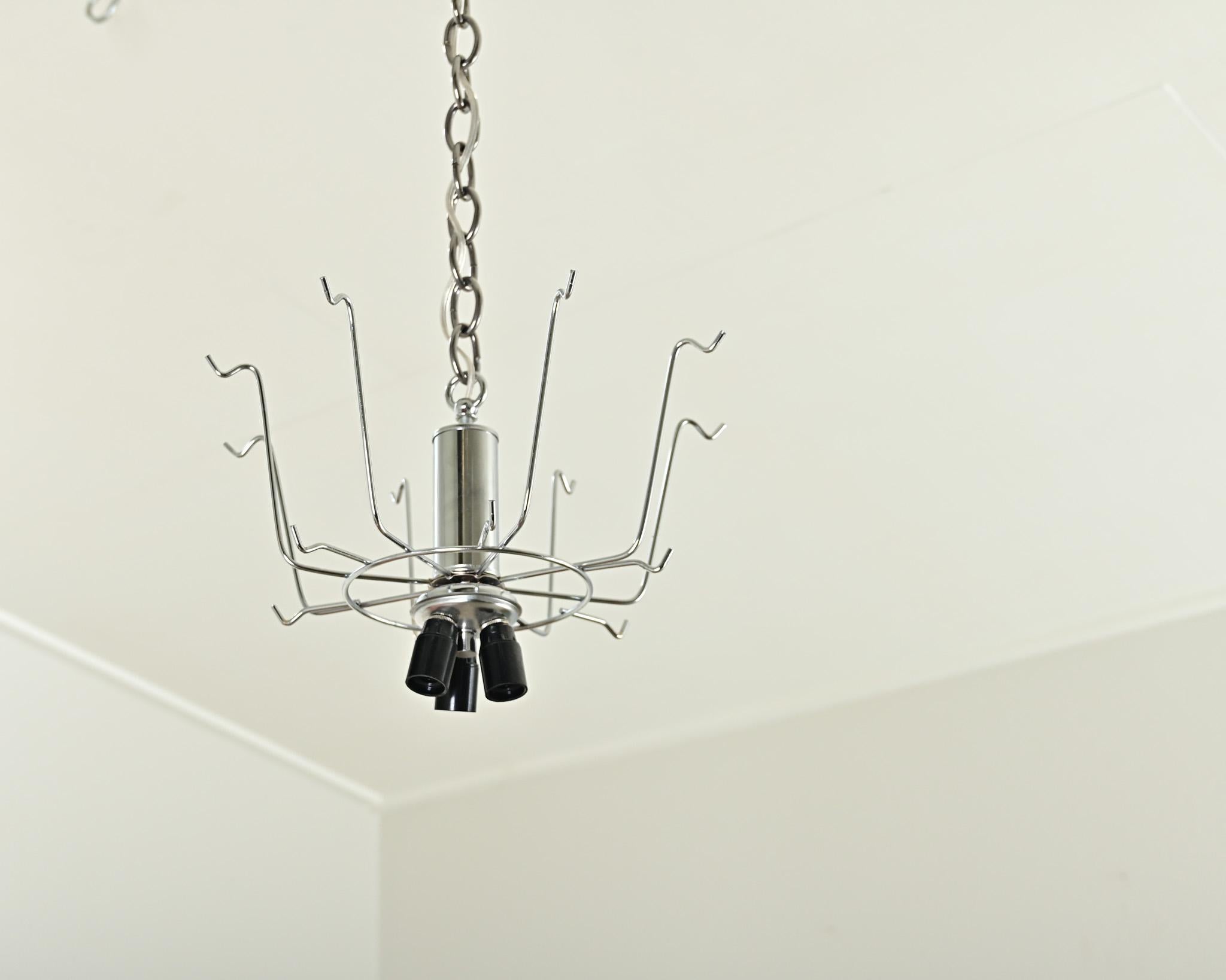 Vintage Italian Vistosi Murano Glass Chandelier For Sale 5