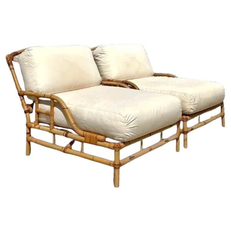 Vintage Italian Vivai Del Sud Lounge Chairs- Set of 2