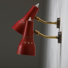 Vintage Italian Wall Lights 1950'S
