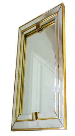 Espejo de pared italiano vintage